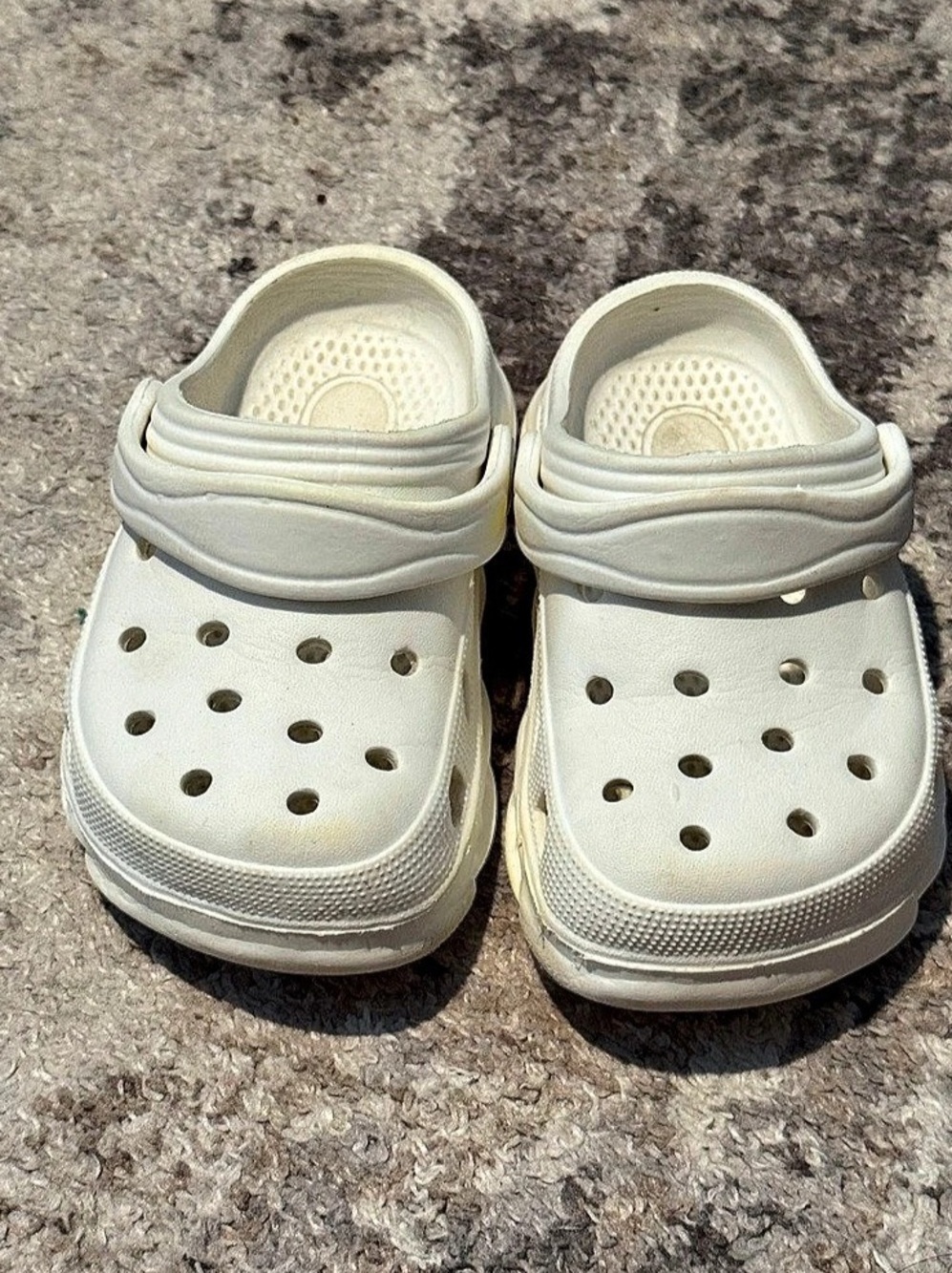 Toddler White Clogs